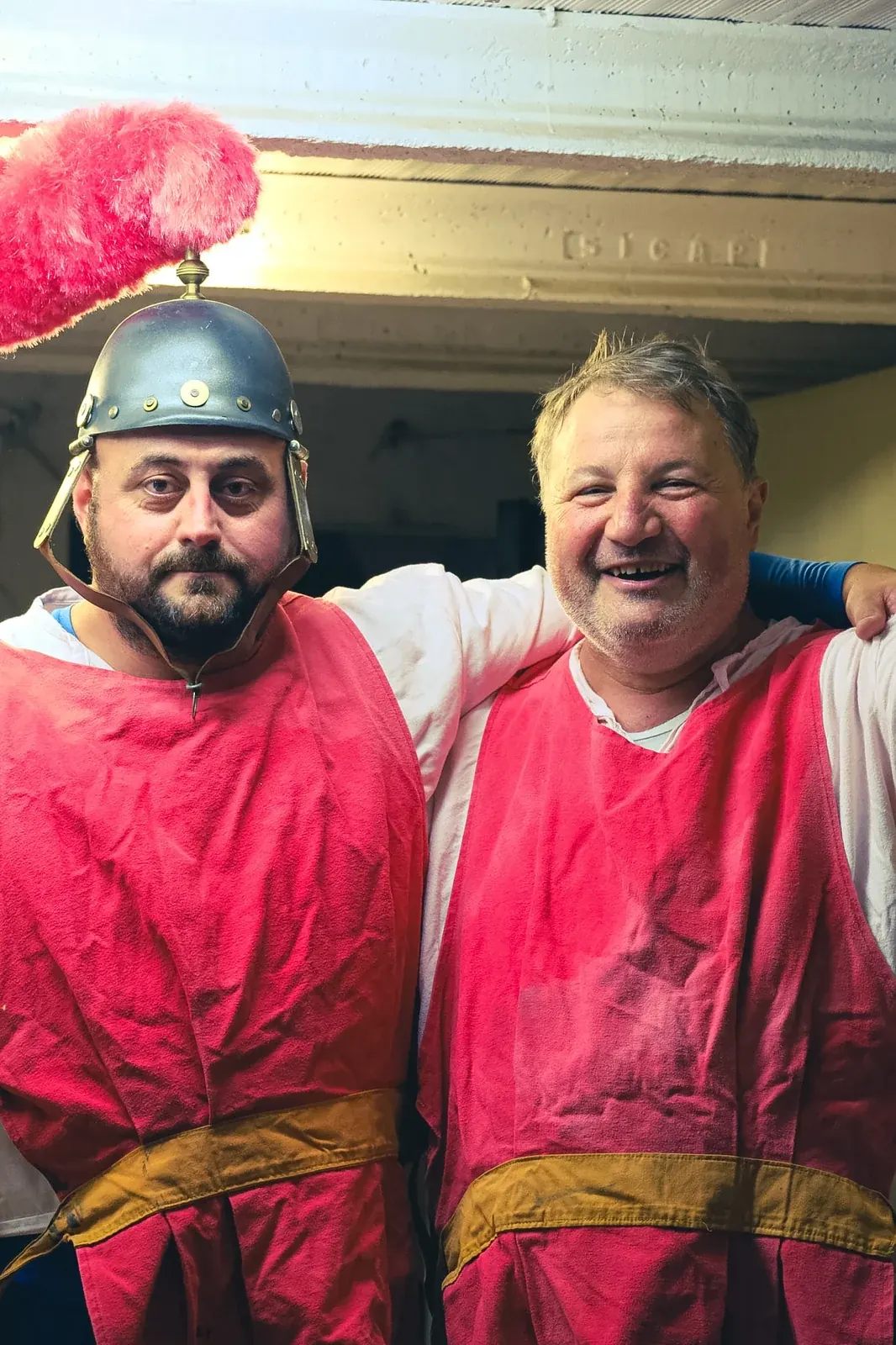 Paolo Calvigioni e Claudio Staffolani, squadra Centro, vincitori del Palio dell’Assunta 2026